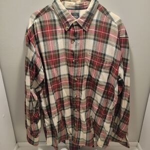 RedHead Red and Green Plaid Casual Shirt